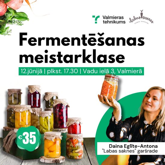 Fermentēšanas meistarklase Valmierā