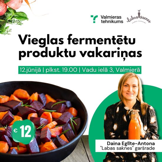 Vieglas fermentētu produktu vakariņas